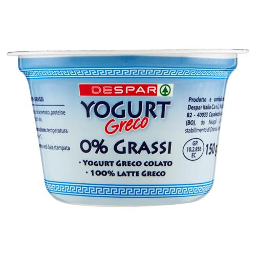 YOGURT GRECO BIANCO 0% DESPAR 150G