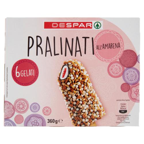 6 PRALINATI AMARENA DESPAR 360G E