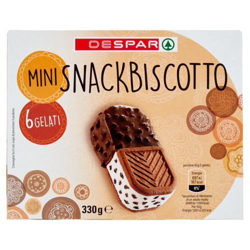 6 MINI SNACK BISCOTTO DESPAR 330G I