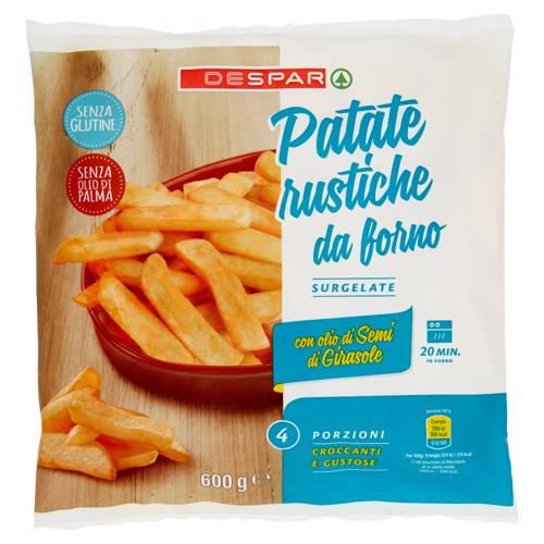 PATATE PREFRITTE RUSTICHE DESPAR 600GR