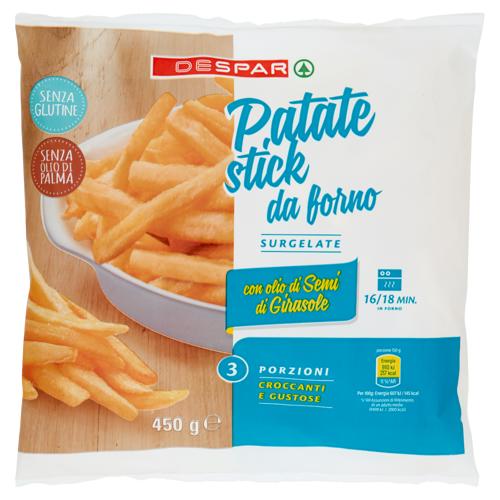 PATATE STICK DA FORNO DESPAR 450GR