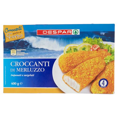 CROCCANTI DI MERLUZZO DESPAR 4PZ 400G