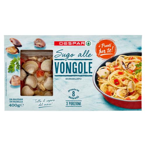 SUGO ALLE VONGOLE DESPAR 400G