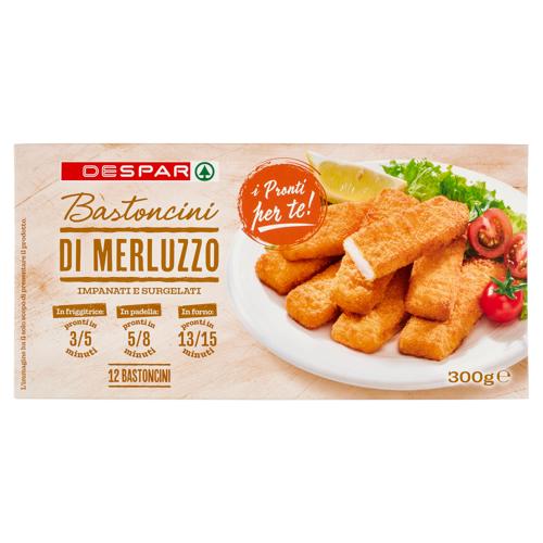 12 BASTONCINI MERLUZZO DESPAR 300G