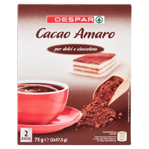 CACAO DESPAR 75G AMARO