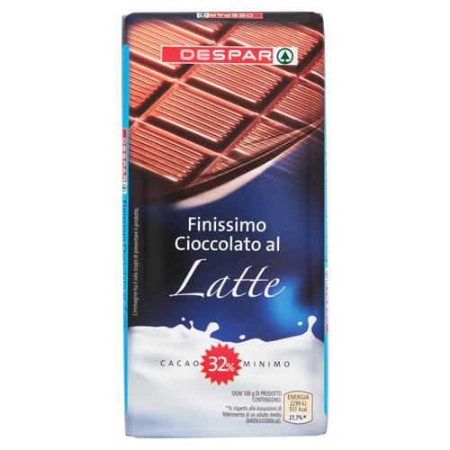 TAVOLETTA CIOCCOLATO DESPAR 100G LATTE