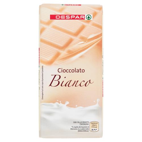 TAVOLETTA CIOCCOLATO DESPAR 100G BIANCO