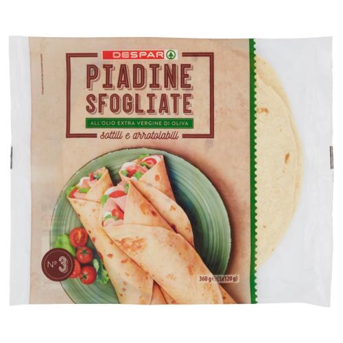 PIADINA DESPAR X3 120G OLIO EXTRAVERGINE