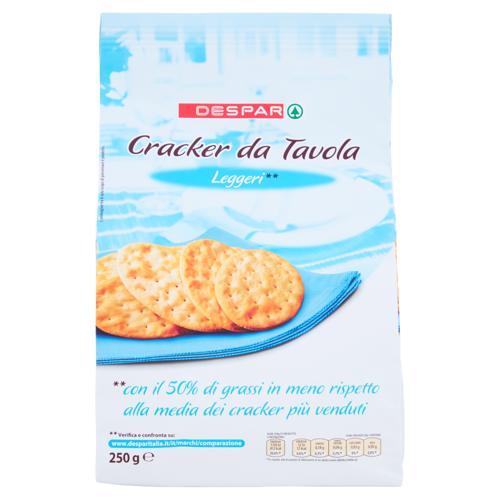 CRACKERS DA TAVOLA DESPAR 250G ALL'ACQUA