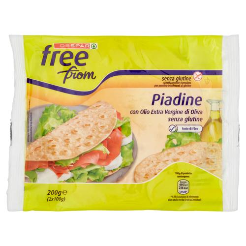 PIADINA FREE FROM 200G C/OLIO EXTRAVERG.