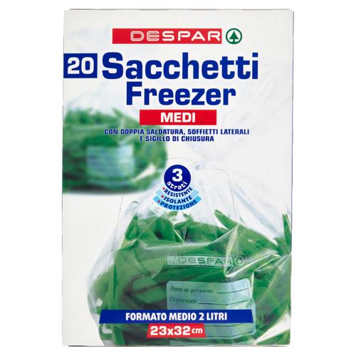 SACCH. FREEZER DESPAR 20PZ 23X32 MEDI