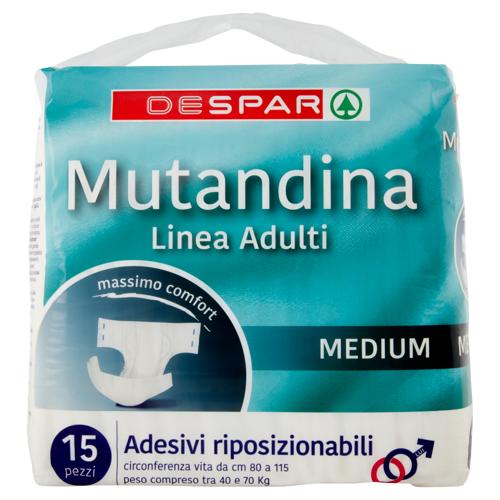 PANNOLONE MUTANDINA DESPAR 15 PZ MEDIUM