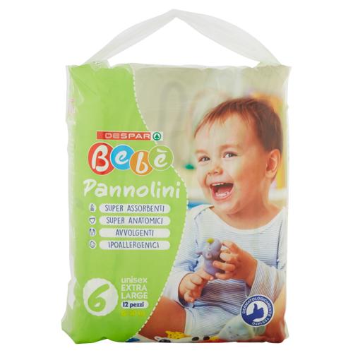 PANN. DESPAR BEBE' TG 6  X 12 XL