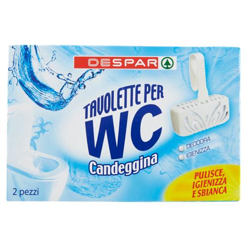 TAVOLETTE WC DESPAR x2PZ 40GR C/CANDEGG.