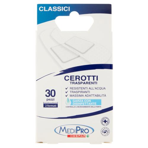 CEROTTI DESPAR TRASPARENTI 30PZ ASSORTIT