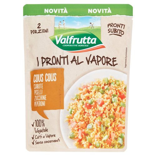 PRONTI VAPORE VALFRUTTA 220G COUS COUS