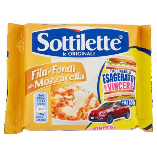 Sottilette Le Specialità Fila e Fondi con Mozzarella - formaggio fuso a fette - 200 g