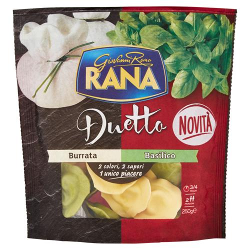 SFOGLIAV.DUETTO RANA 250G BAS/BURRATA