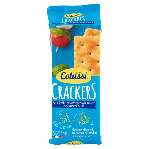 CRACKERS COLUSSI  500G NON SALATI