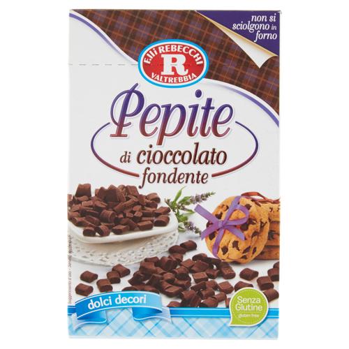 PEPITE CIOCCOLATO REBECCHI 125G FONDENTE