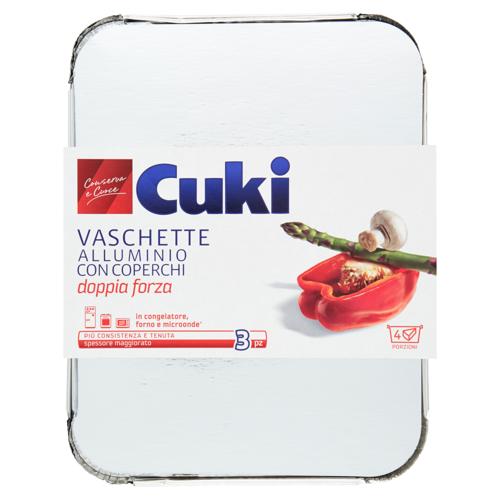 VASCHETTE C/C 4 PORZIONI  CUKI  x3