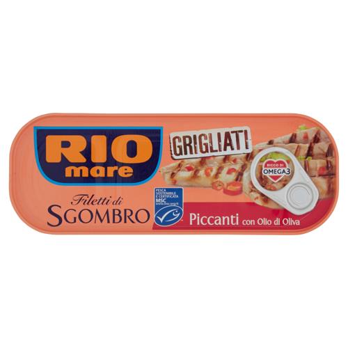 SGOMBRI GRIGLIATI RIO MARE 120G PICCANTI