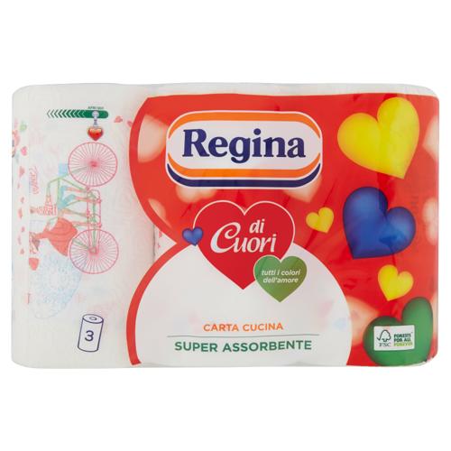 ASCIUGATUTTO REGINA DI CUORI 3PZ