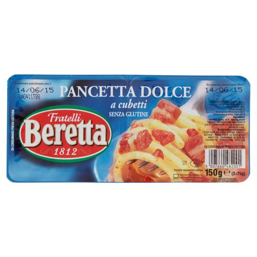 PANCETTA CUB. BERETTA 150G DOLCE