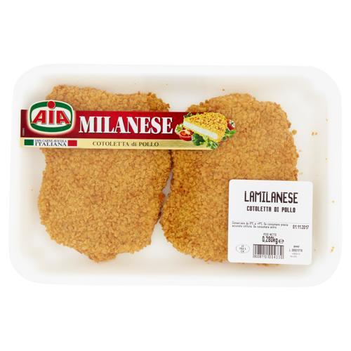 MILANESE COTOLETTA POLLO AIA 280G