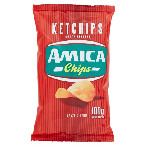 PATATINE AMICA CHIPS 100G KETCHUP