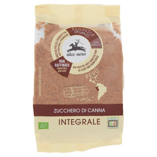 ZUCCHERO CANNA INTEGRALE ALCE NERO 500