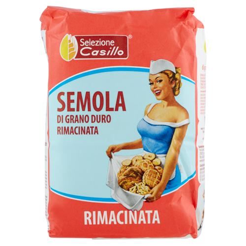 SEMOLA RIMACINATA SELEZIONE CASILLO 1KG