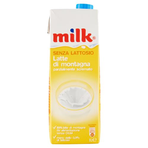 LATTE UHT  SENZA LATTOSIO  MILK  1L