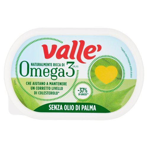 MARGARINA VALLE' 250G PIU' OMEGA3