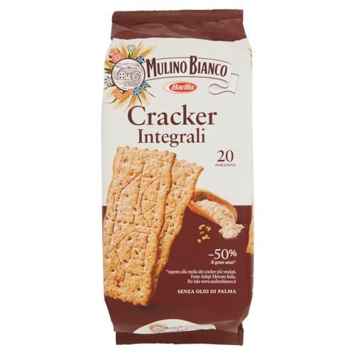 Mulino Bianco Cracker Integrali con Farina Sostenibile Ricchi di Fibre 500g