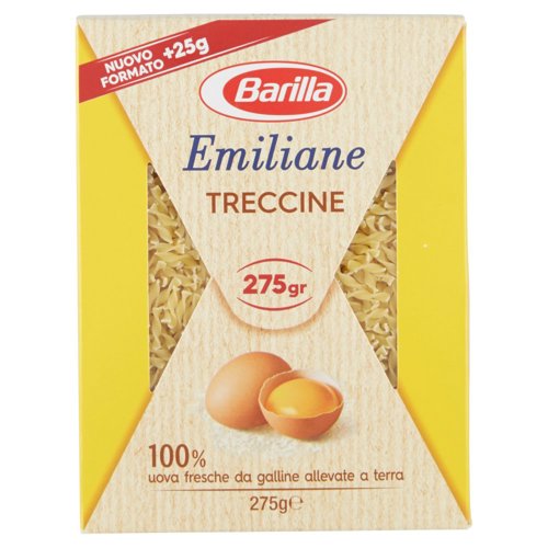 Barilla Emiliane Treccine Pasta all'Uovo 275g