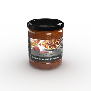 SUGO DI CARNE CHIANINA PREMIUM 180G VASO