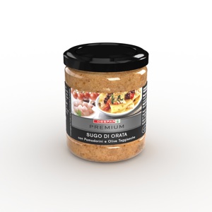 SUGO DI ORATA PREMIUM 180G C/OLIVE TAGG.