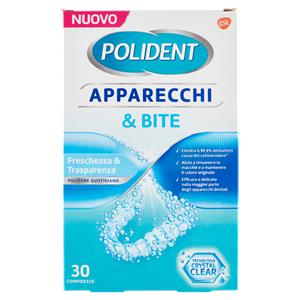 POLIDENT COMPRESSE APPARECCHI E BITE X30