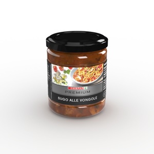 SUGO ALLE VONGOLE PREMIUM 180G VASO