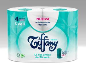 CARTA IGIENICA 3 VELI TIFFANY X4 ROTOLI