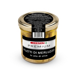 FILETTO DI MERLUZZO PREMIUM 150G VASO