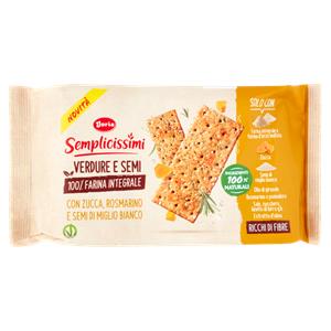 CRACKERS SEMPLICISS.DORIA 280G VERD&SEMI