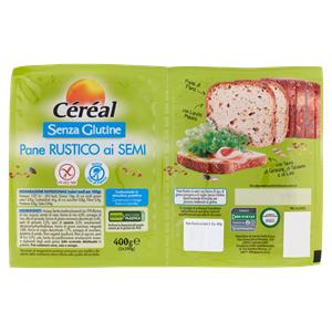 Céréal Senza Glutine Pane Rustico ai Semi 2 x 200 g