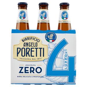 BIRRA PORETTI 4 LUPPOLI 33X3 ZERO ANALCO