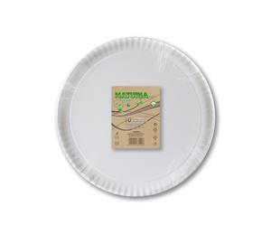 PIATTI CARTA 33CM PIZZA NATURIA 10PZ