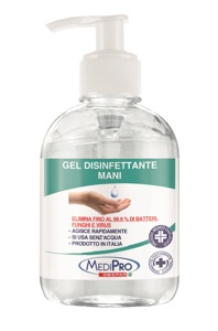 GEL DISINFETTANTE MANI 300ML MEDIPRO