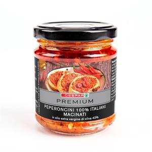 PEPERONCINI MACINATI PREMIUM 170G OLIO