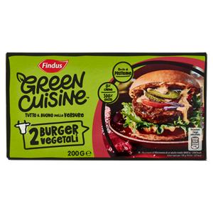 BURGER VEGET GREEN CUSINE FINDUS 200 G