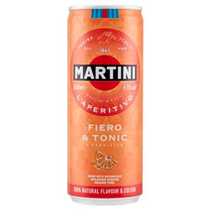 APERITIVO MARTINI FIERO&TONIC 25CL LATT